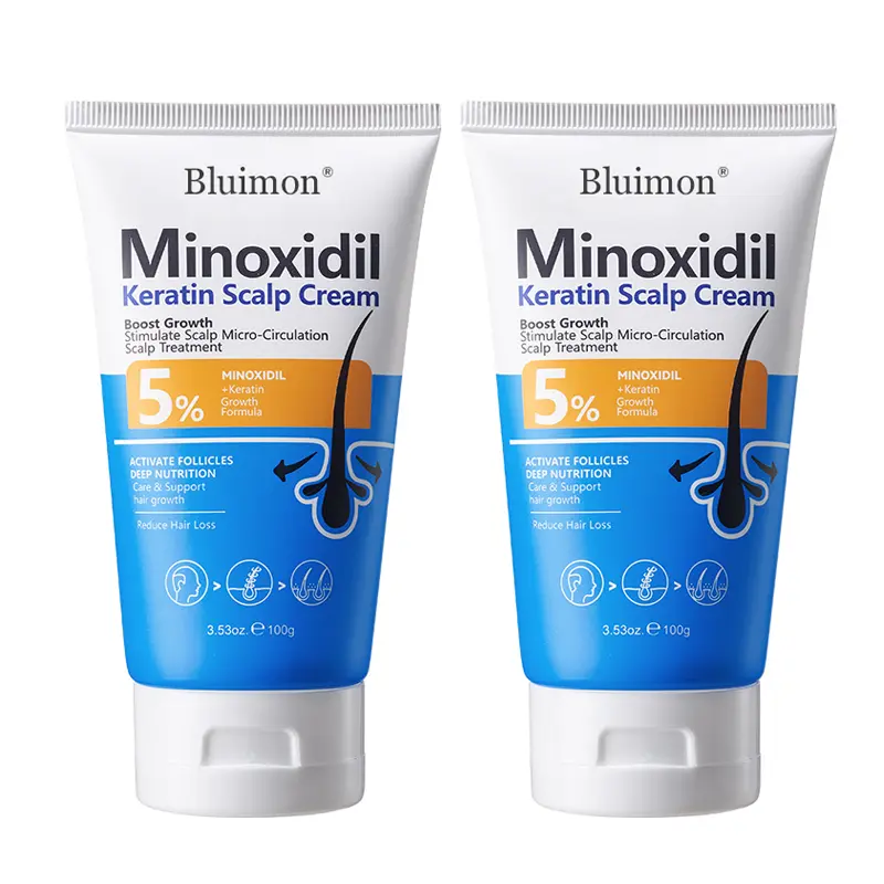 5% Minoxidil Scalp Cream with Keratin & Ginger