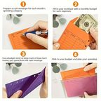 Budget Envelope Binder Set