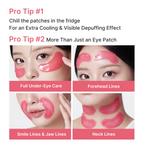 PDRN Pink Collagen Jelly Eye Mask | Hydrogel Eye Patches with PDRN, Collagen & NAD+