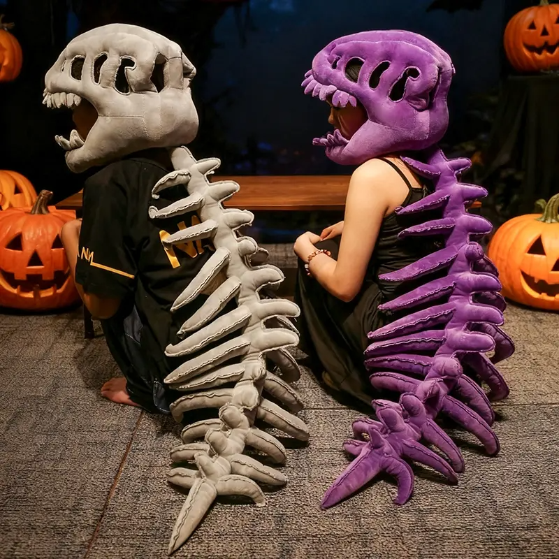 Dinosaur Skeleton Headgear Pillow