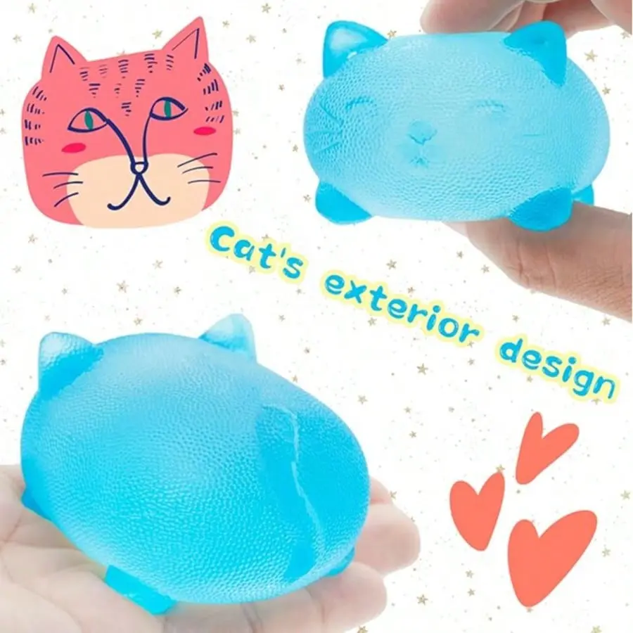 Cool Cat Sensory Squeeze Toy