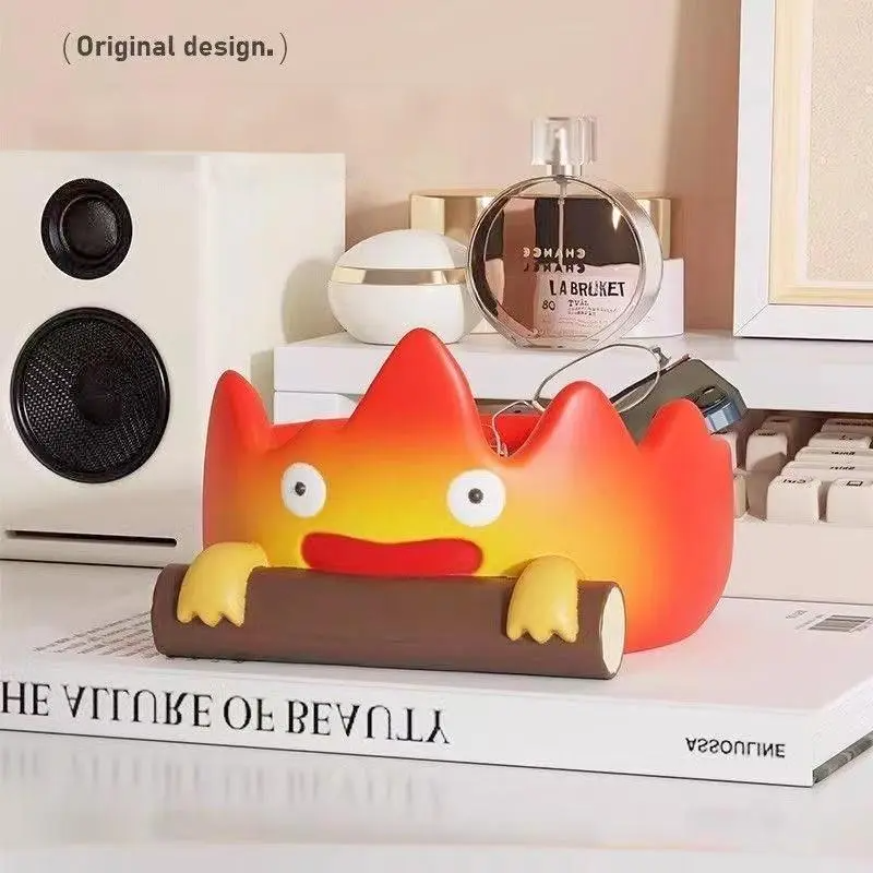 Cute Cartoon Flame Storage Tray