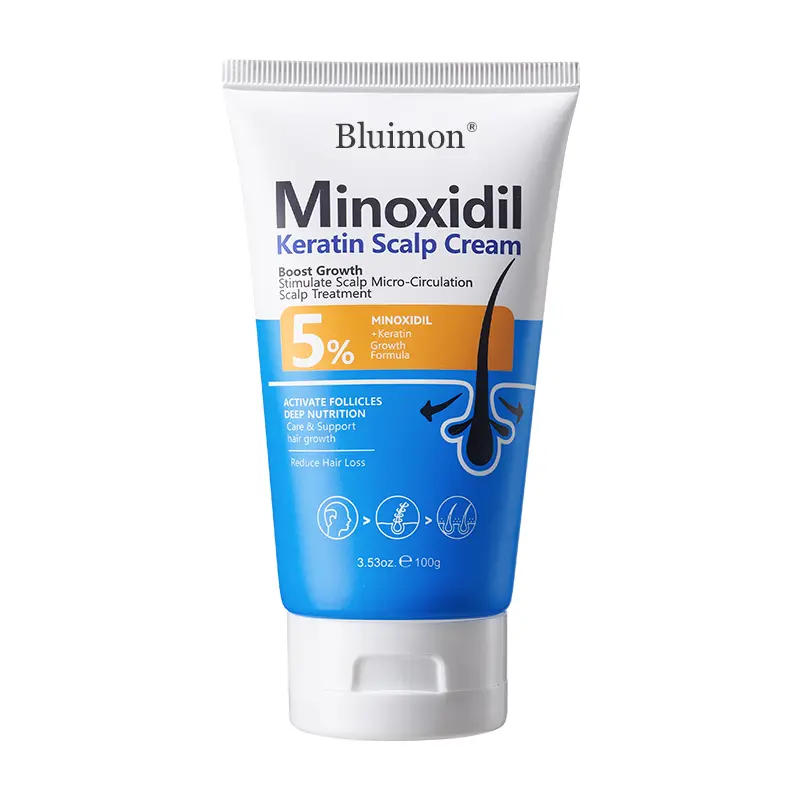 5% Minoxidil Scalp Cream with Keratin & Ginger