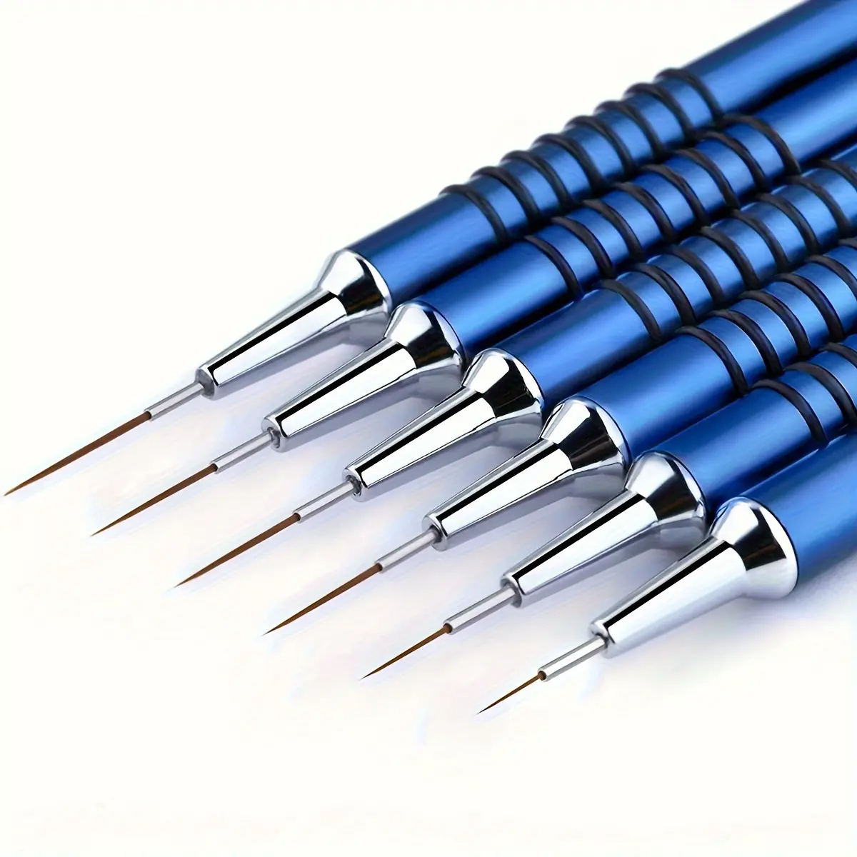 6-Piece Nail Art Striping Brush Set