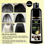 3-in-1 Hair Dye Shampoo – Ginseng Herbal Formula, Covers Grays, Long-Lasting Color (200ml)