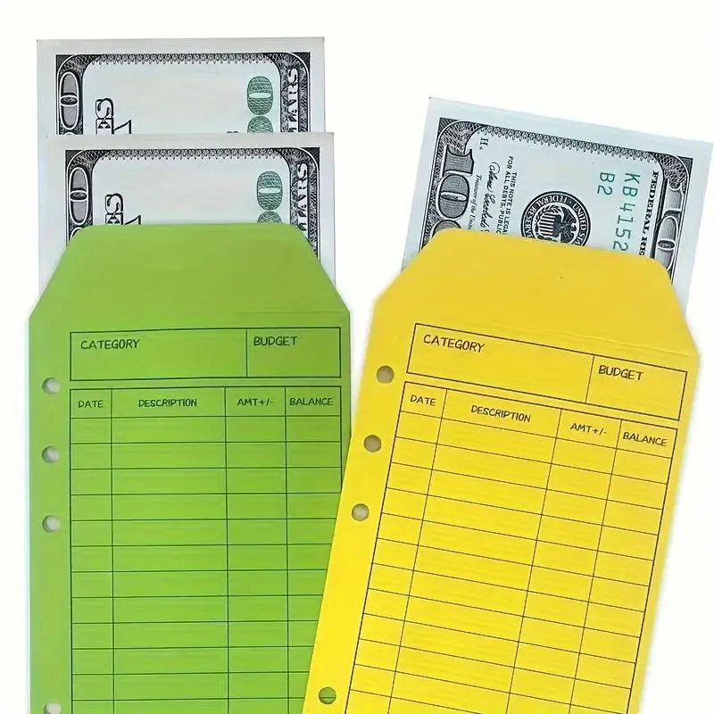 Budget Envelope Binder Set