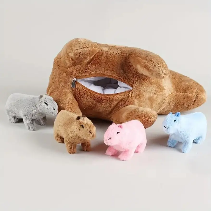 Cute Capybara Plush Toy Set