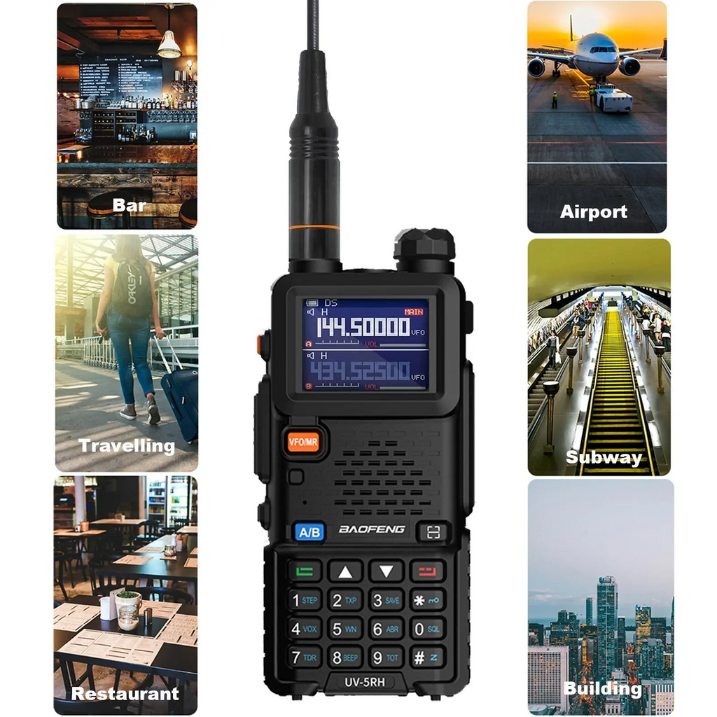 Long-Range Rechargeable Walkie Talkie
