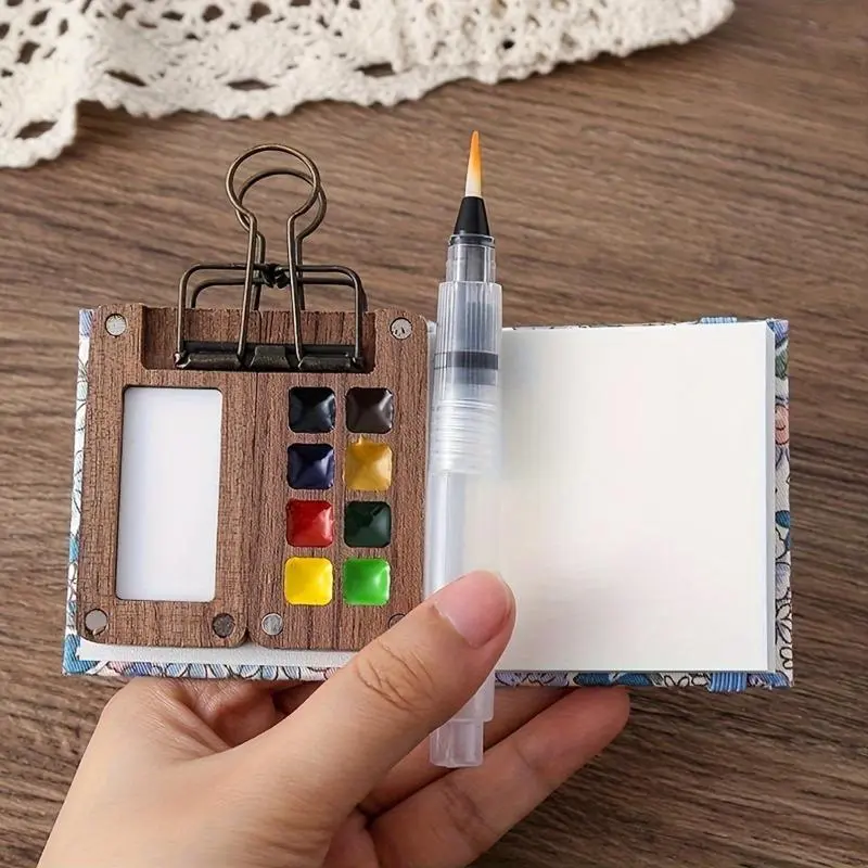 Mini Travel Watercolor Palette Set